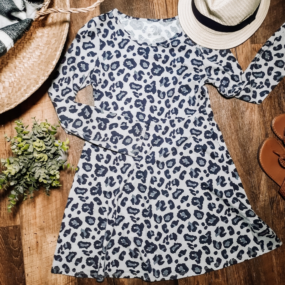 Wonder Nation Cheetah Print Casual Dress